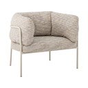 Sivo-bež fotelja Karel – Bloomingville