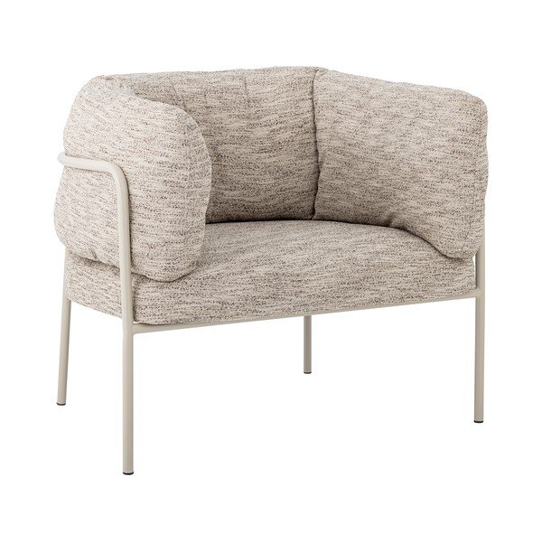 Sivo-bež fotelja Karel – Bloomingville