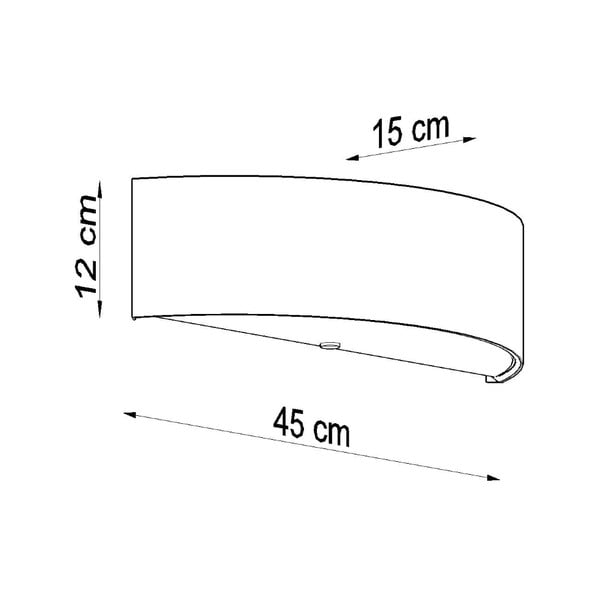 Bijela zidna lampa Herra – Sollux-image-4