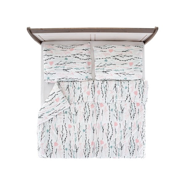 Bijela posteljina za krevet za jednu osobu od krepa 140x200 cm Top Class – B.E.S.-image-2