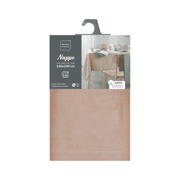 Pamučan stolnjak 140x240 cm Charline – douceur d'intérieur