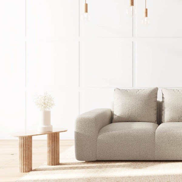 Bež sofa od bouclé tkanine 287 cm Monce – Rodier-image-4