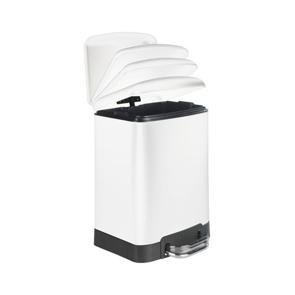 Bijeli koš za smeće s pedalom Wenko Studio, 6 l-image-1