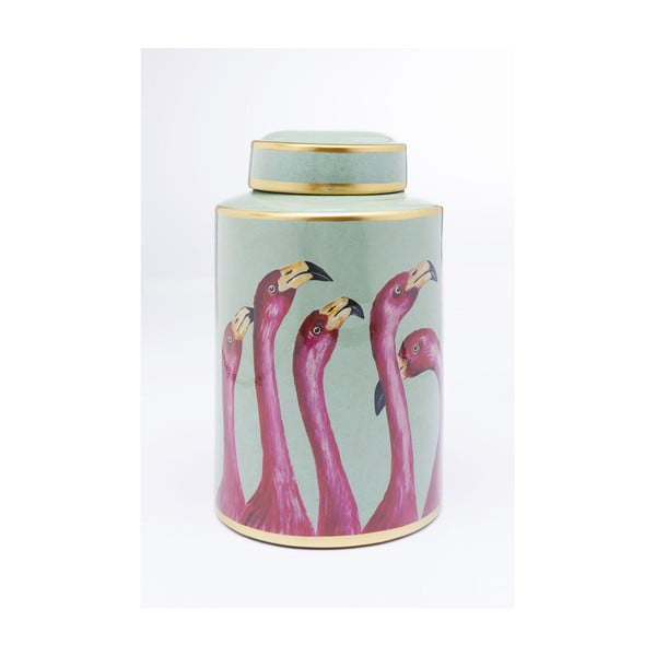 Ukrasna kutija Kare Design Flamingos, visina 29 cm