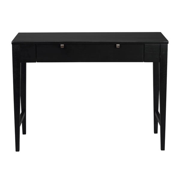 Crna konzolni stol od hrastovog drveta drveta Rowico Fulla-image-4