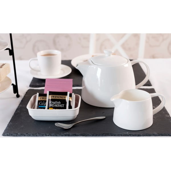 Bijeli porculanski lijevak za mlijeko Mikasa Ridget, 0,4 l-image-4