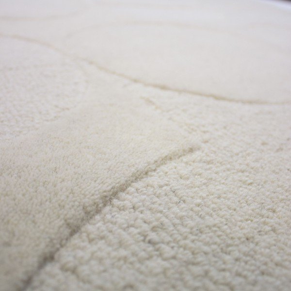 Ručno rađen vunen tepih boje slonovače 200x290 cm Gigi – Flair Rugs-image-2