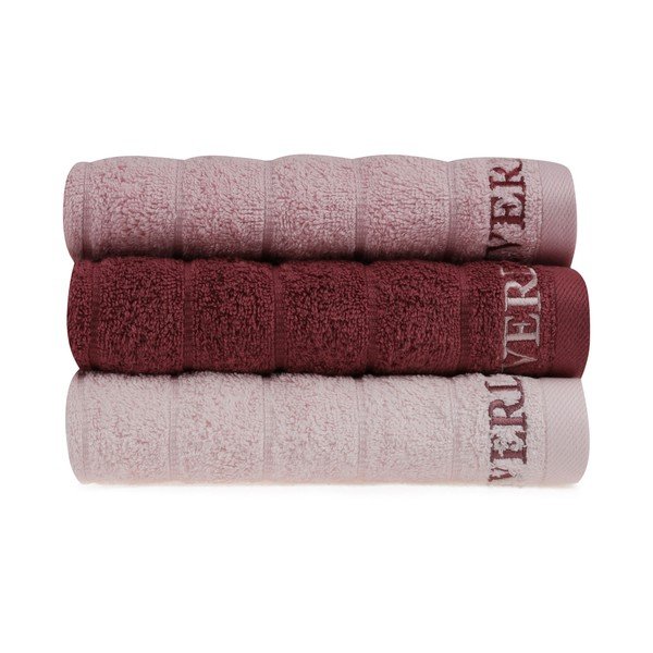 Set od 3 roza ručnika, 90 x 50 cm-image-2