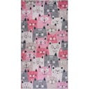 Ružičasti dječji tepih 80x150 cm Silly Cats – Vitaus