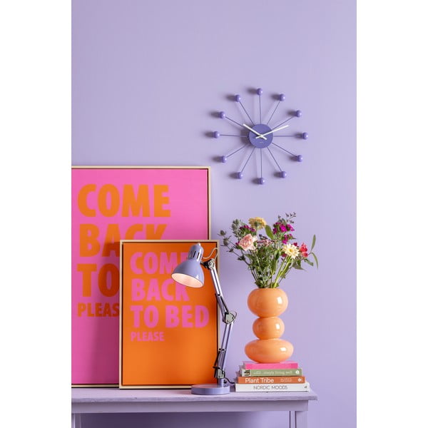 Ljubičasta stolna lampa s metalnim sjenilom (visina 52 cm) Funky Hobby – Leitmotiv-image-1