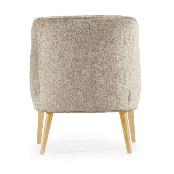 Bež fotelja Bobly - Kave Home-image-4