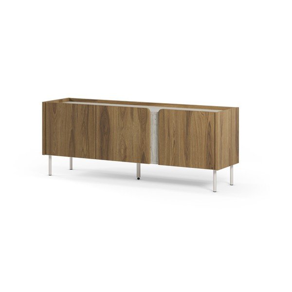 TV komoda u dekoru hrasta u prirodnoj boji 140x54x35,5 cm Lucile – Marckeric-image-4