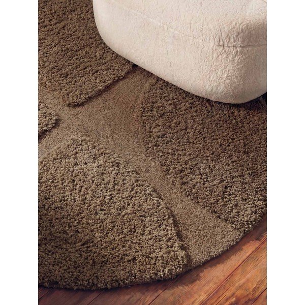 Smeđi ručno rađen okrugao tepih ø 160 cm Lambeth Jasper – Ted Baker-image-3