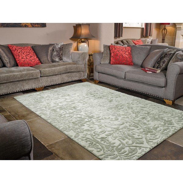 Sivi ručno tkani tepih Flair Rugs Dorchester, 200 x 290 cm-image-1