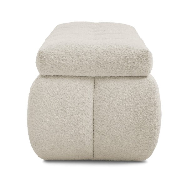 Bež klupa od bouclé tkanine Mont Blanc – Bobochic Paris-image-3