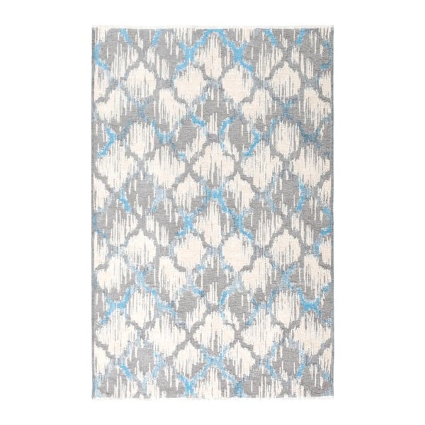 Dvostrani sivo-plavi tepih Vitaus Hanna, 125 x 180 cm