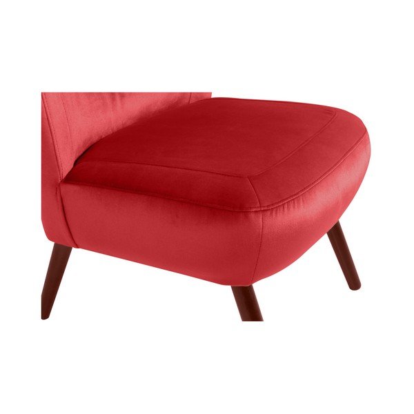 Crvena fotelja Max Winzer Sari Velvet-image-4