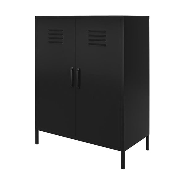 Crni metalni ormarić 40x102x80 cm Mission District – Støraa-image-3