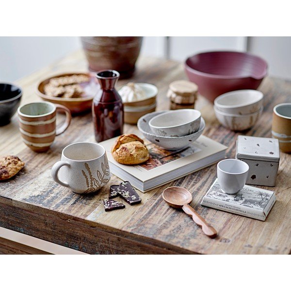 Bijelo-bež zdjelice u setu od 2 kom ø 11,5 cm Peony - Bloomingville-image-2