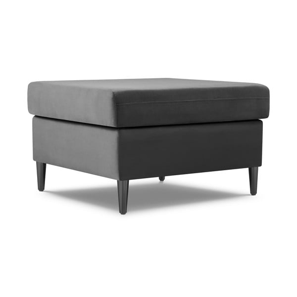 Svijetlo sivi baršunast tabure Kyoto – Cosmopolitan Design-image-1