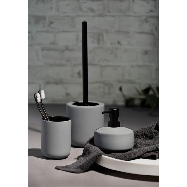 Siva keramička kupaonska čaša Wenko Avellino-image-1