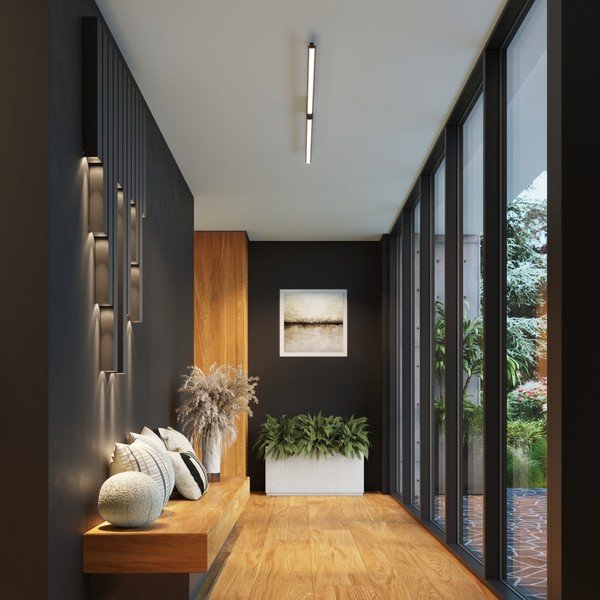 Crna metalna zidna lampa FREYA – Thoro-image-4