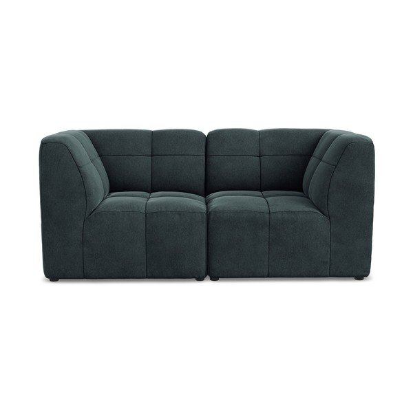 Plava baršunasti sofa 180 cm Aloha – Makamii