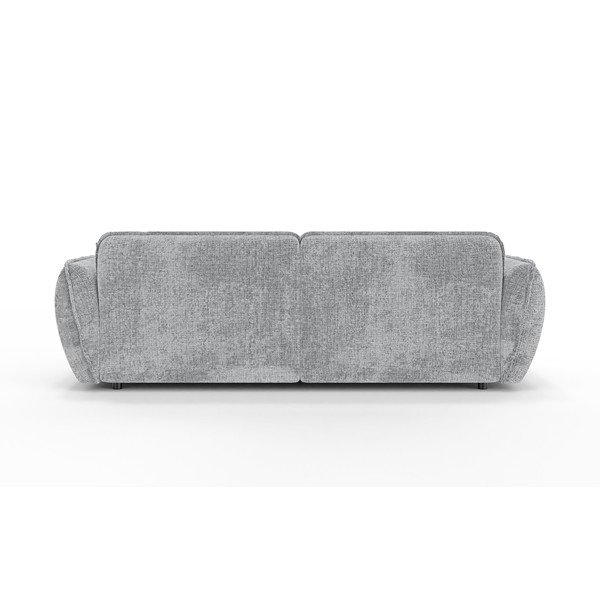 Svijetlo siva kutna garnitura od šenila (s desnim kutom/s ležaljkom) Nelia – Ropez-image-4