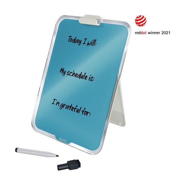 Plavi stakleni flipchart za stol Leitz Cosy, 22 x 30 cm-image-2
