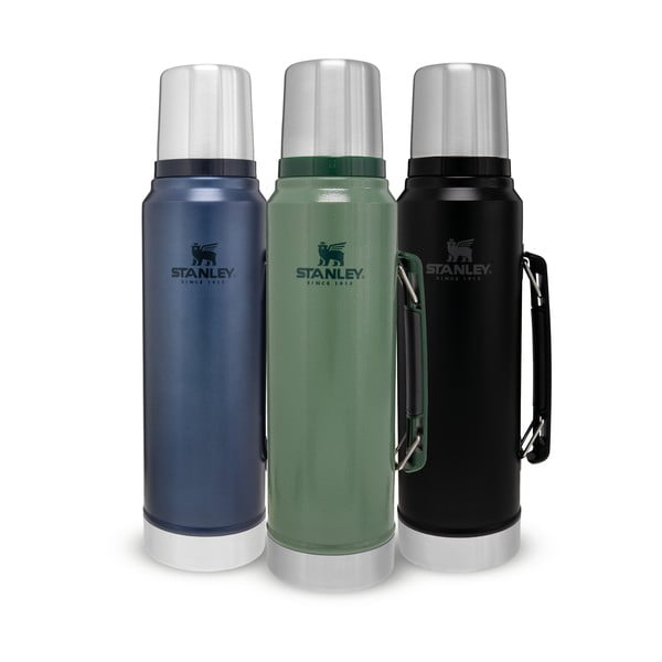 Zelena termosica od nehrđajućeg čelika 1 l Legendary Classic Hammer Tone Green – Stanley-image-2