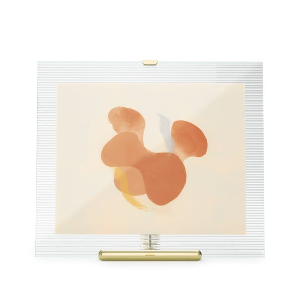 Stakleni stojeći okvir u zlatnoj boji 26x30,5 cm Flute – Umbra-image-2