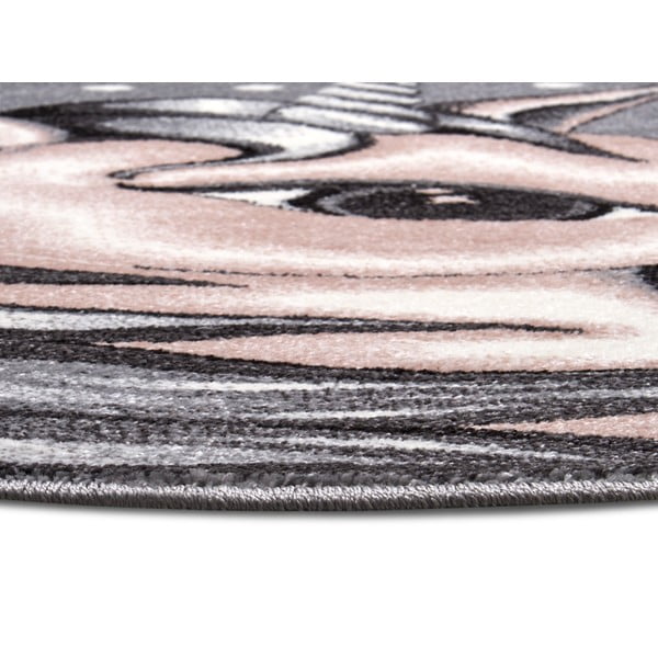 Sivi dječji tepih ø 133 cm Cute Unicorn - Hanse Home-image-3