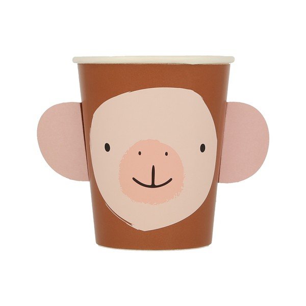 Papirnate jednokratne čaše u setu 8 kom Animal Parade – Meri Meri-image-3