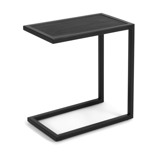 Pomoćni stol s hrastovom pločom stola 50x30 cm Daniël – Spinder Design-image-2