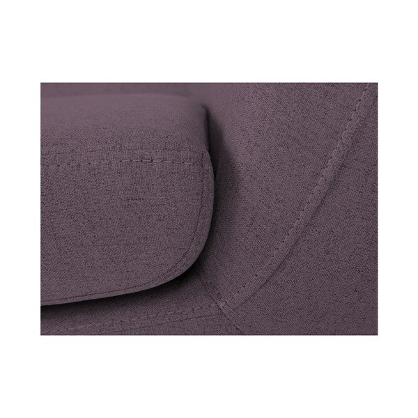 Ljubičasta dvosjeda sa smeđim nogama Mazzini Sofas Pijemont-image-4