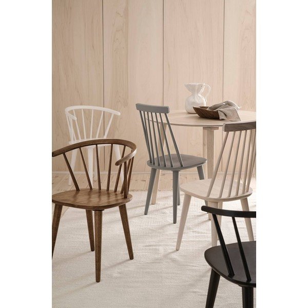 Crne barske stolice u setu 2 kom od masivnog kaučuka (visine sjedala 45 cm) Jolina – Ellos Home-image-2