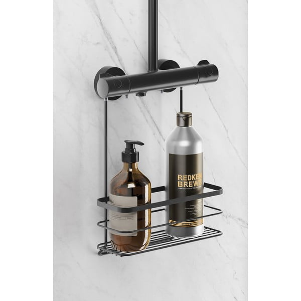 Crna viseća kupaonska polica Metaltex Origin-image-1