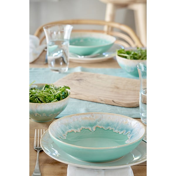 Plavi/tirkizni tanjur od kamenine ø 27 cm Taormina – Casafina-image-1