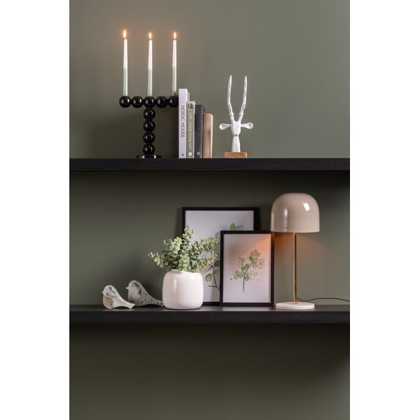 Krem stolna lampa s metalnim sjenilom (visina 50 cm) Manta – Leitmotiv-image-2