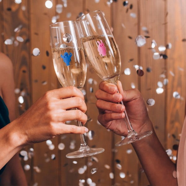 Silikonske oznake za razlikovanje čaša u setu Paty people – VacuVin-image-3