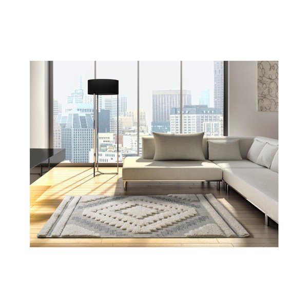 Bijelo-sivi tepih Universal Cheroky Blanco, 155 x 230 cm-image-1