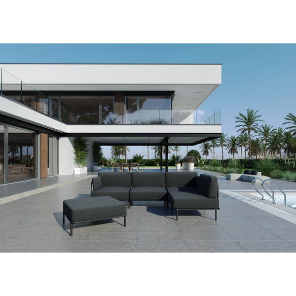 Tamno sivi vrtni modularni kauč 234 cm Salve – Sit Sit-image-4