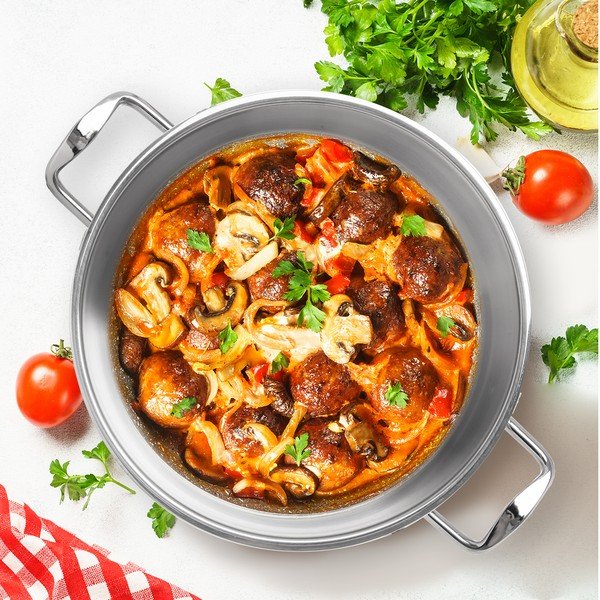 Lonac od nehrđajućeg čelika s poklopcem 4,3 l Venice – Orion-image-1