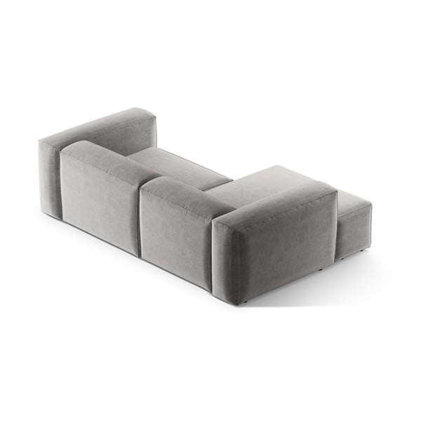 Svijetlo siva kutna garnitura (s lijevim kutom/s ležaljkom) Bergamo – Cosmopolitan Design-image-4