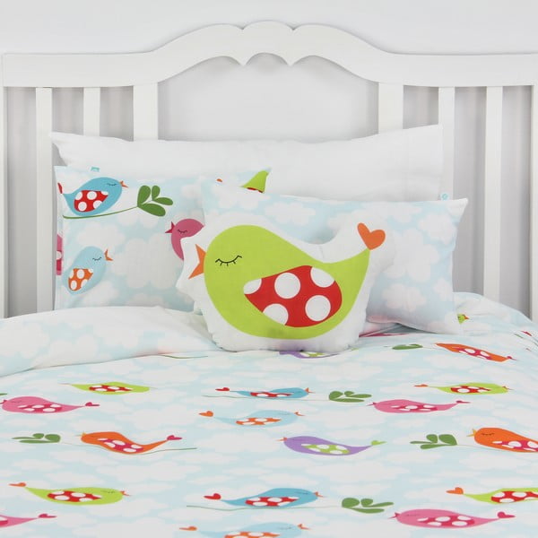 Dvostrana pamučna jastučnica Mr. Fox Little Birds 50 x 30 cm-image-4