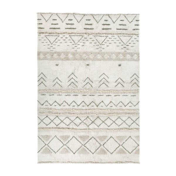 Krem periv/ručno rađen vunen tepih 140x200 cm Lakota Day – Lorena Canals