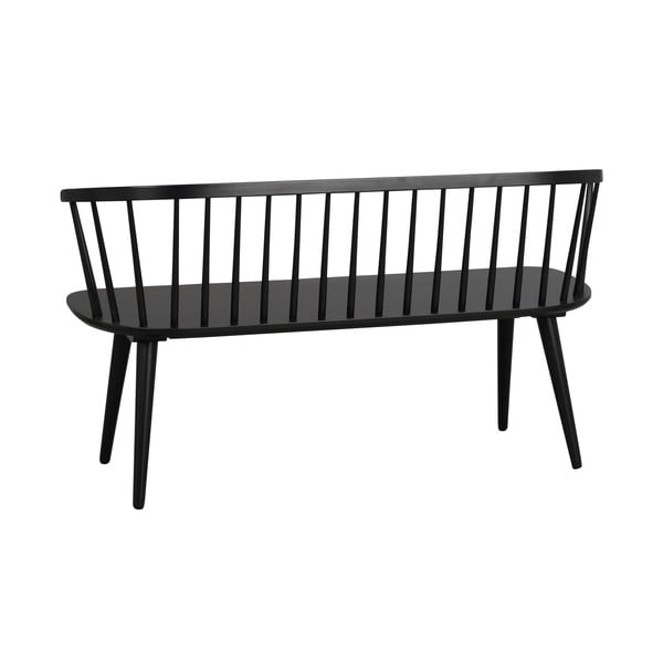 Crna drvena klupa Rowico Carmen-image-1