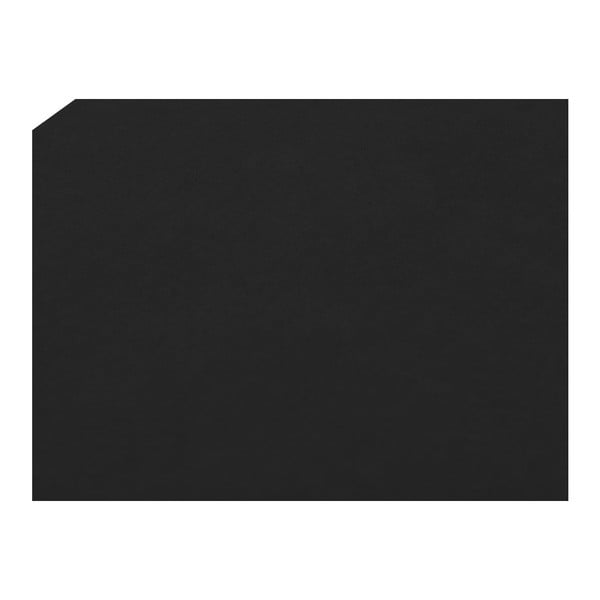 Crni otoman Mazzini Sofas Ancona, 200 x 46 cm-image-2