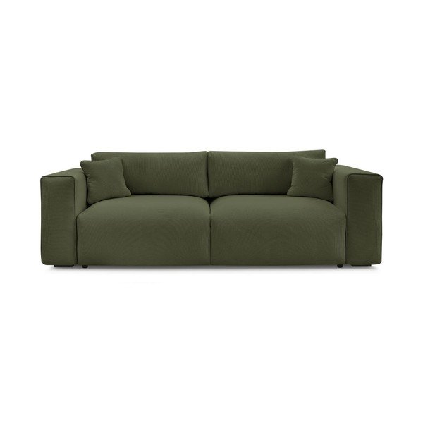 Zelena sklopiva/s prostorom za odlaganje sofa 265 cm Ezechiel – Bobochic Paris