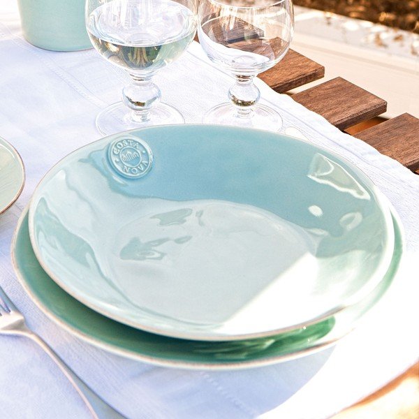 Tirkizni zemljani tanjur za juhu Costa Nova Nova, ⌀ 25 cm-image-1